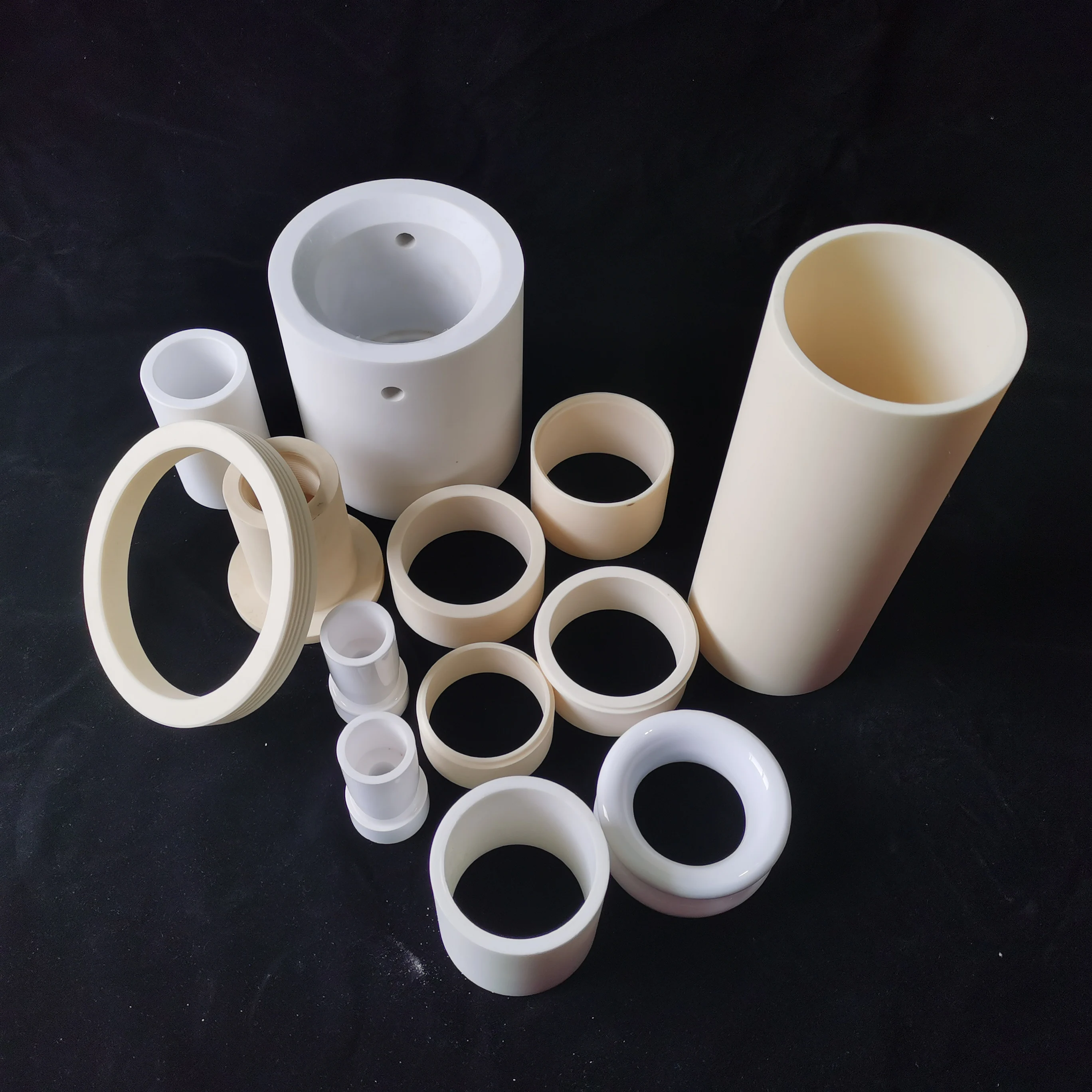 OEM Wear resistance 95% 99% 99.7% alumina ceramic bushing insulator ceramic sleeve