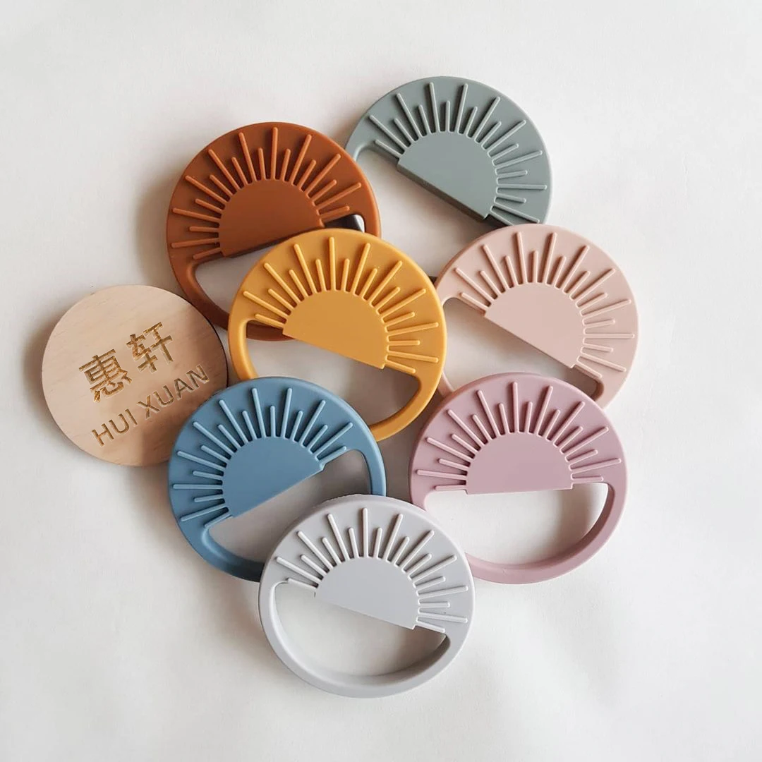 
baby toys Wholesale Baby Teething Teether BPA Free Silicone Baby Teething Toy 