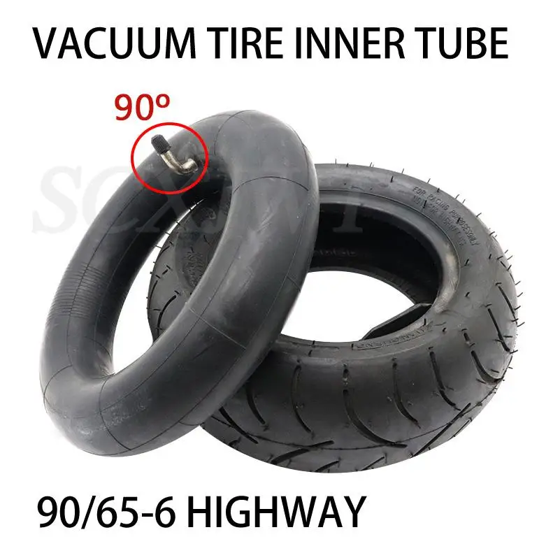 10 inch 90/65-6 Vacuum Tire for Electric Scooter Parts Thickening Tubeless Tyre Universal Explosion-proof Tyre
