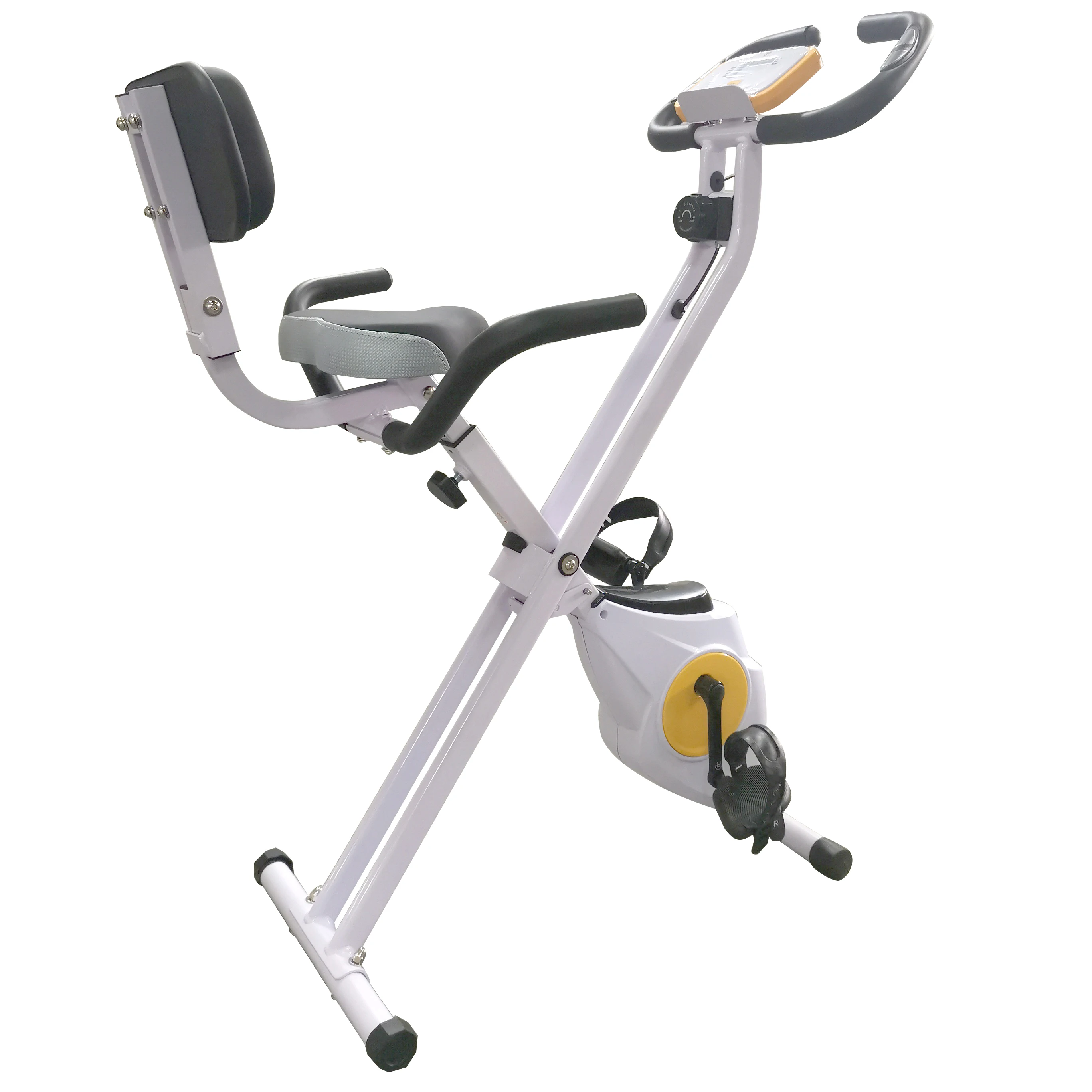 new mini home trainer magnetic folding stationary exercise body building sport bike unisex