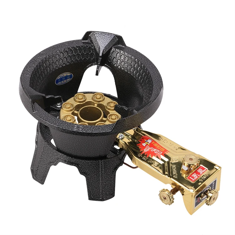 Самая популярная наружная портативная Тяжелая чугунная газовая плита Firepower