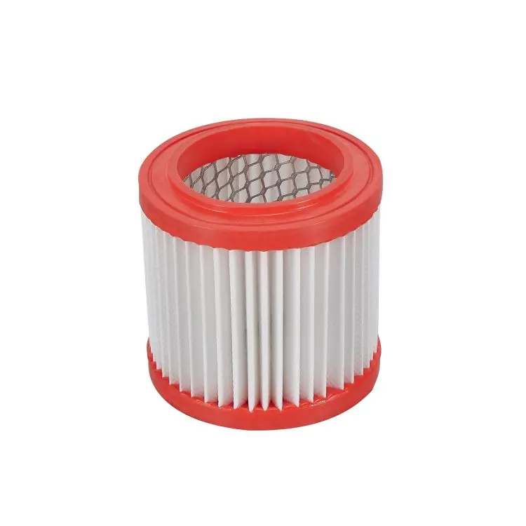 original cartridge hepa filter vacuum cleaner parts round red washable non-woven hepa filter for vacuum cleaner accessories