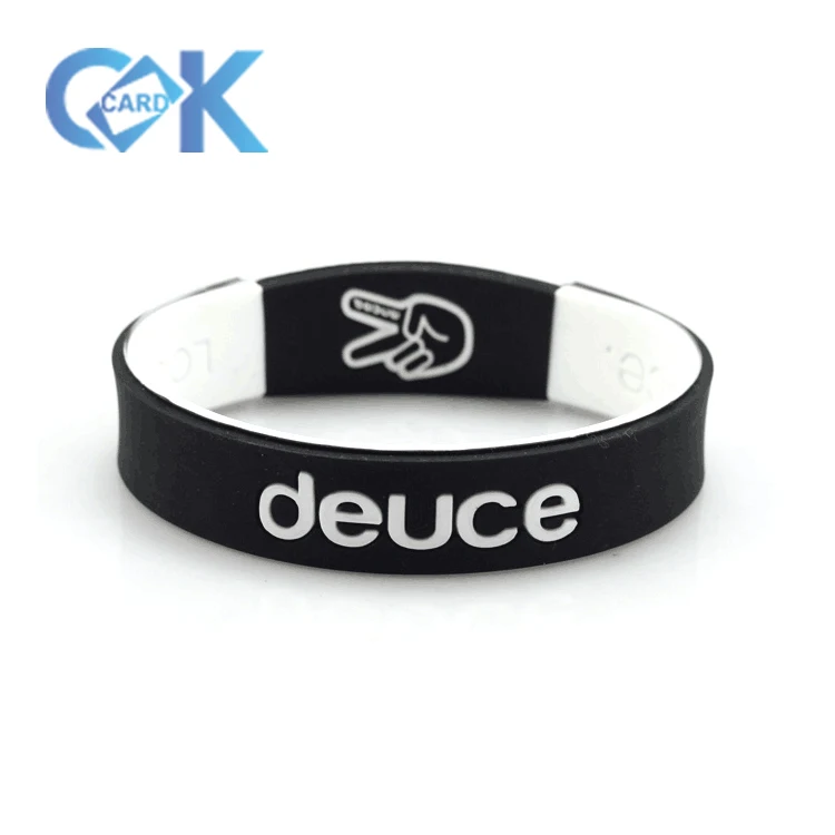 Silicone Wristband with Smart Chip for Access Control/Payment System