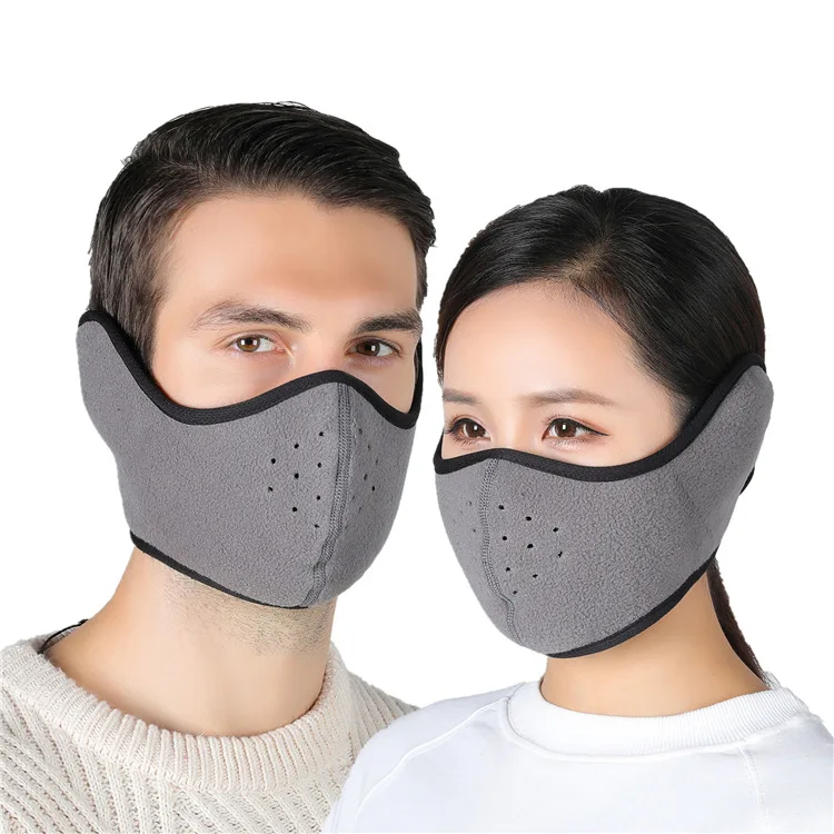 Windproof Men Women Skiing Snowboarding Motorcycling  Half Face Mask Winter Outdoor Sports Highly Breathable Balaclava Ski Mask