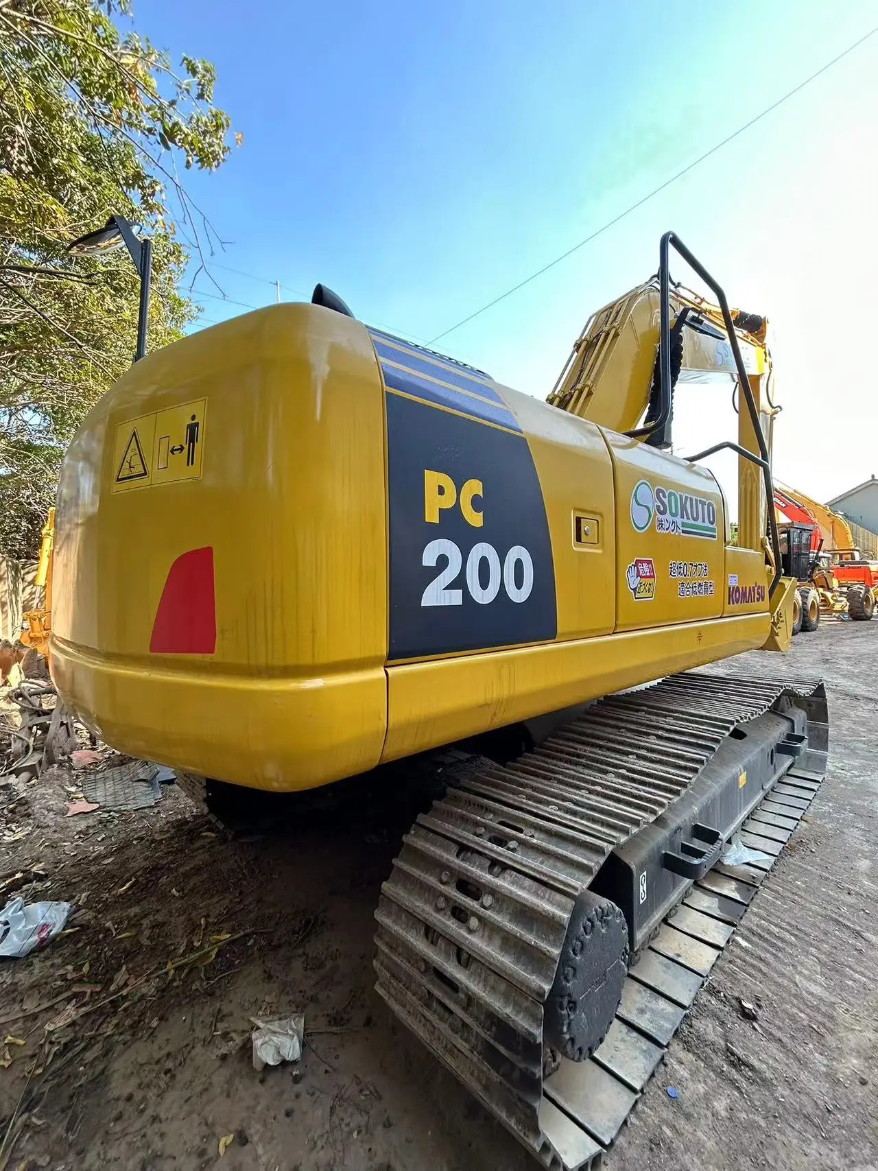 Used Excavators Pc200-8 Pc200 Komatsu 200 Hydraulic Crawler Excavator 20ton Secondhand Digger Excavator Cheap Price For Sale - B