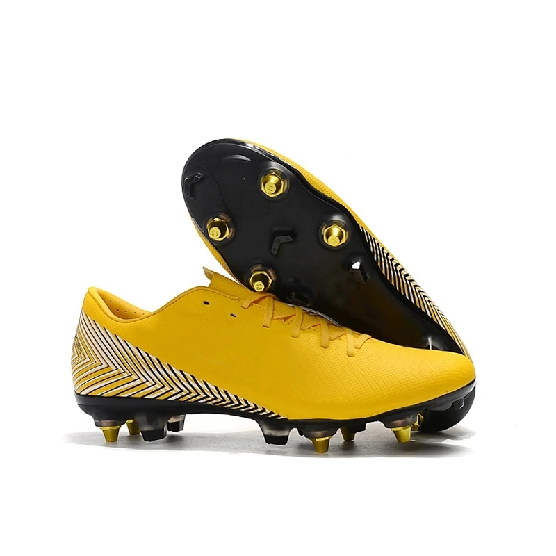 Wholesale Hot Men Botas de futbol Training soccer cleats soft ground Superfly High Ankle Outdoor Training Football Boots