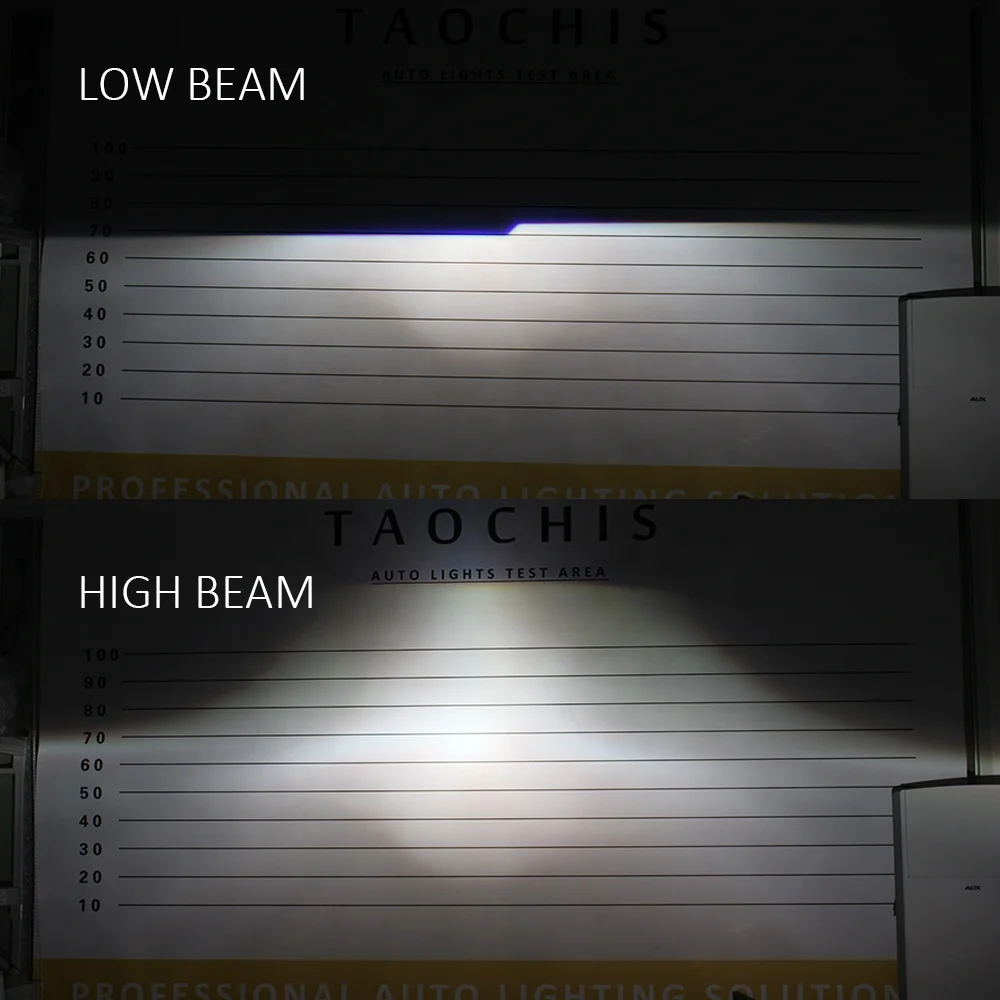 TAOCHIS 3.0 inch Bi xenon Projector Lens Kit for HELLA Silver type With Smax Shroud APP control angel demon eyes Headlamp Modify