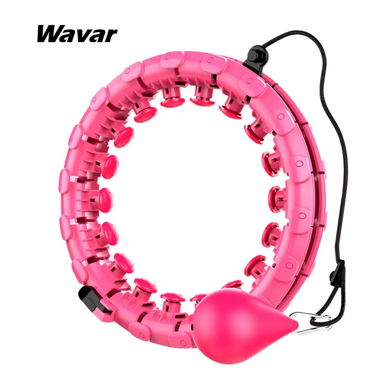 2021 New arrival weighted hula ring hoop smart fitness hoola circle hula exercise hoops for adults weight loss