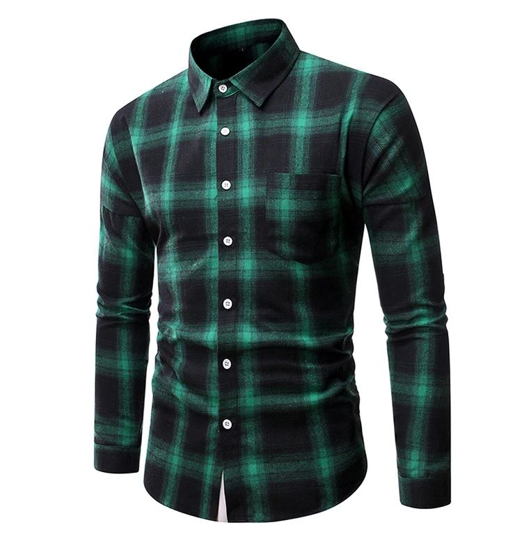 Manufacturer Oem/odm Oxford Plaid Check Long Sleeve Work Office Shirt Men Custom Tuxedo Business Formal Dress Shirts For Men