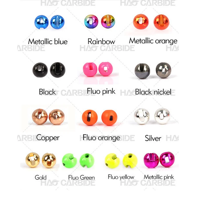 
Fishing tackle multiple colour fly fishing tungsten beads 