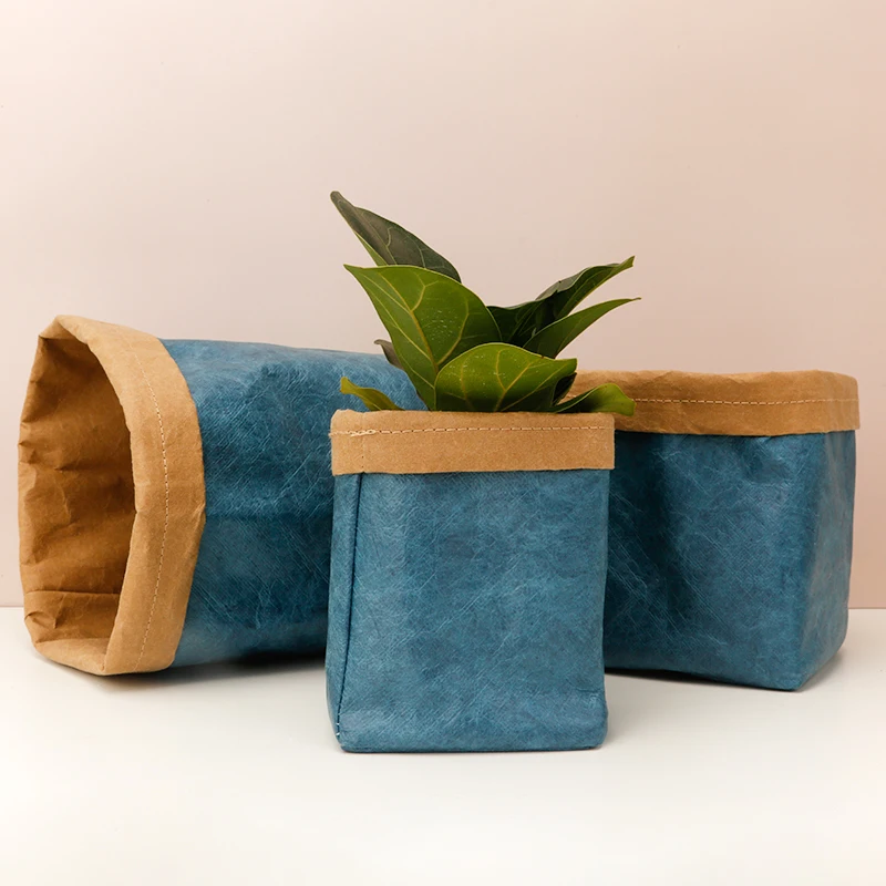 
Multicolor Printed Home Garden Office Desktop Decoration Flowerpots & Planters Cover Set 