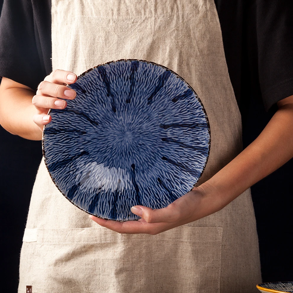 2020 г., лидер продаж, керамические тарелки, фарфоровые тарелки в японском стиле для ресторана