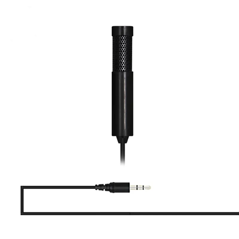 
Professional Mic 3.5 Mini Condenser Microphone Omni Directional Lapel Microphone 