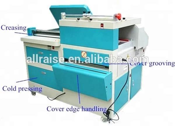 Automatic Photo Album Making Machine Hot Glue Full Moon Children Photo Album Book Forming Machine