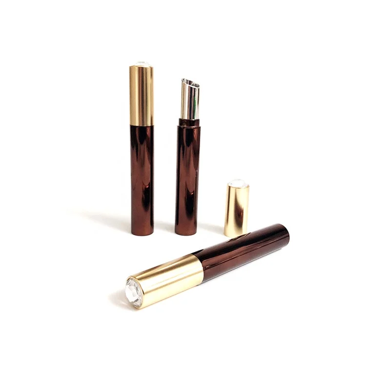 
ABS Eco Fancy Private Label Plastic Round Custom Empty Lipstick Tube 