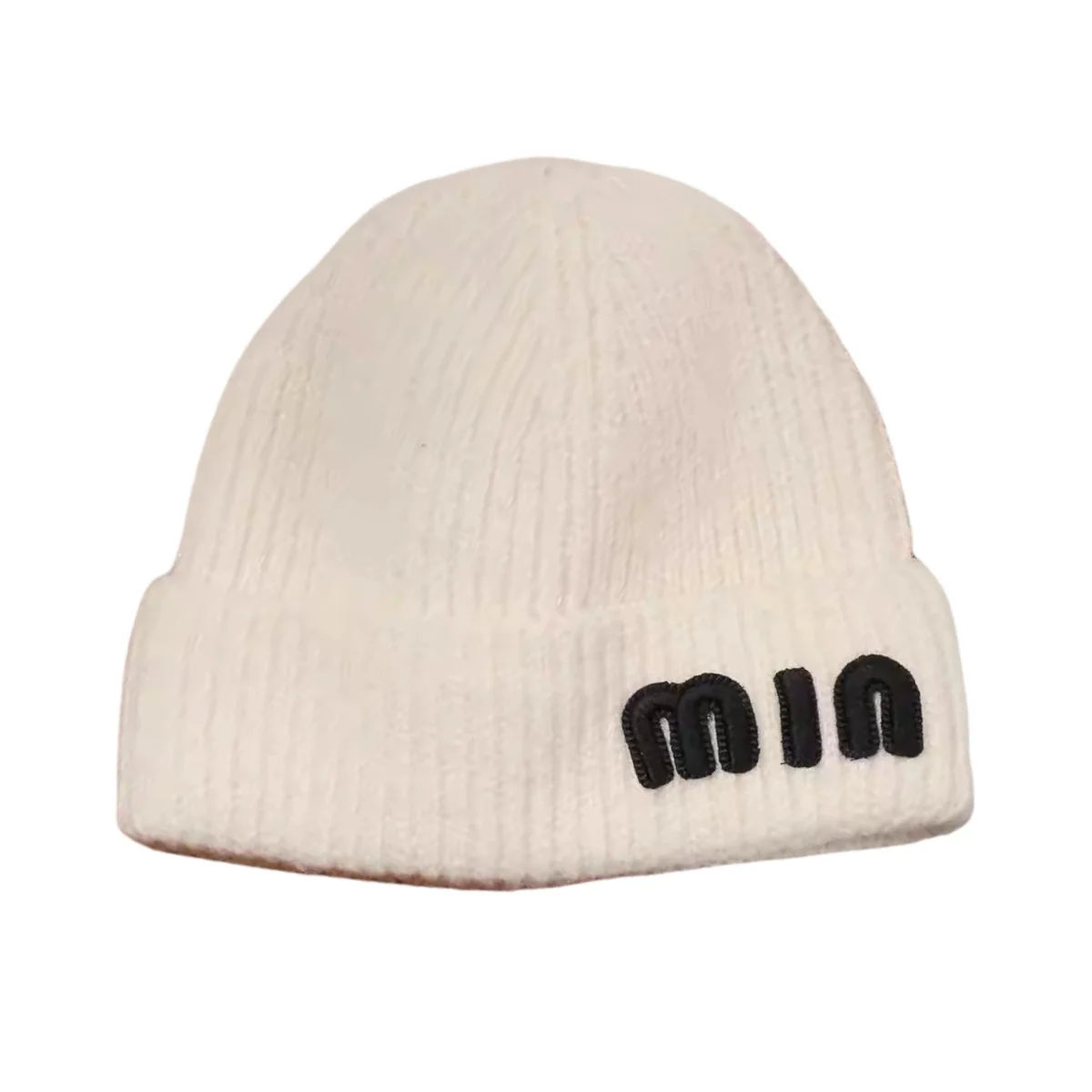 Promotional High Quality Womens Winter Hats Plain Knitted Beanie Hat Customization
