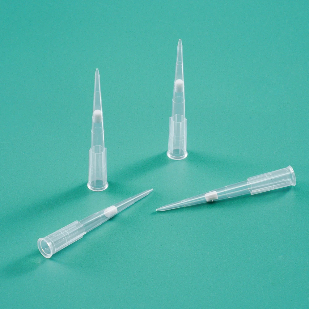 Laboratory Disposable Sterile filter pipette tips 100-1000ul pipette tip box 96 pcs pipettes tips for automatic