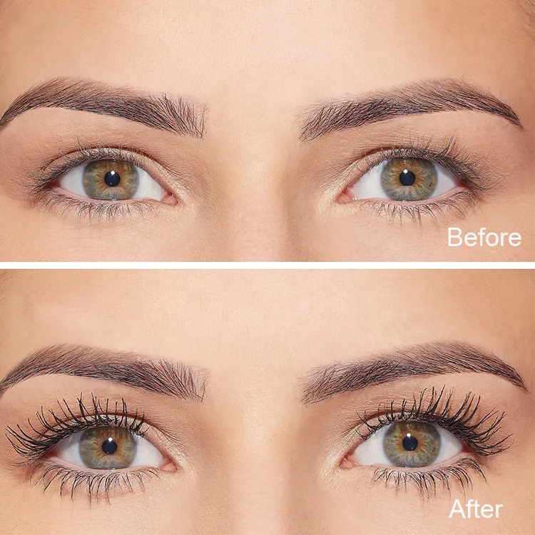 2022 косметический производитель макияж без этикетки удлинение глаз Полуперманентная тушь без логотипа