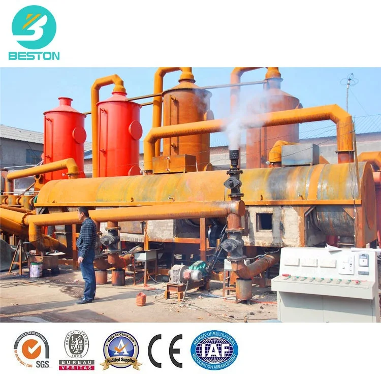 Бездымная карбонизирующая печь Beston нового дизайна с арахисовым покрытием, изготовленная в Германии, древесный уголь