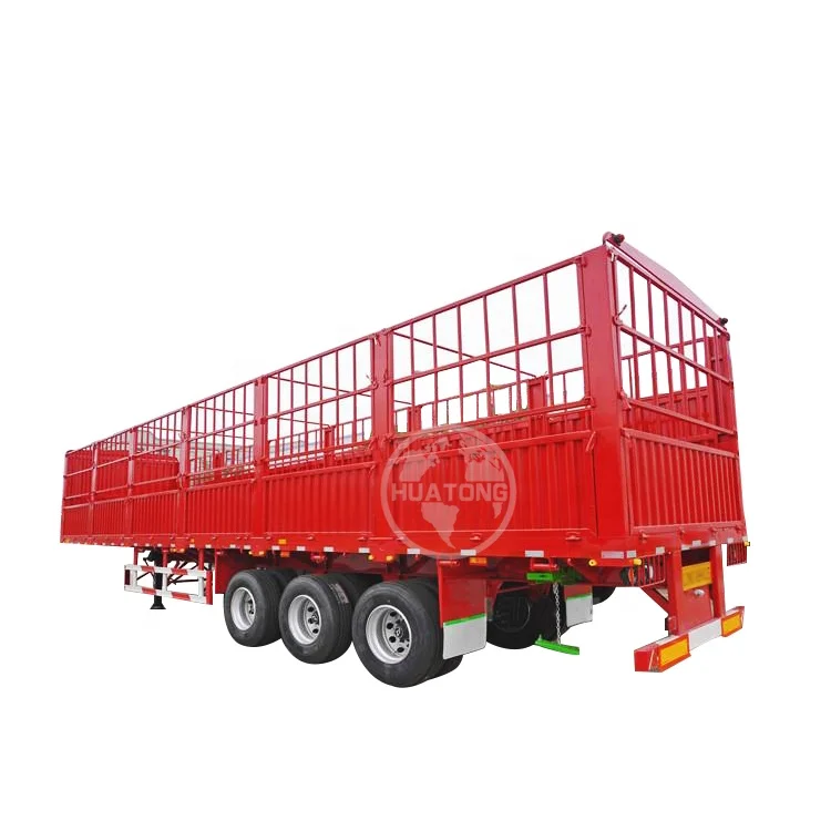 Fiberglass Cargo Box Trailer Semi Tractor Trailer Dimensions Low price can be customized