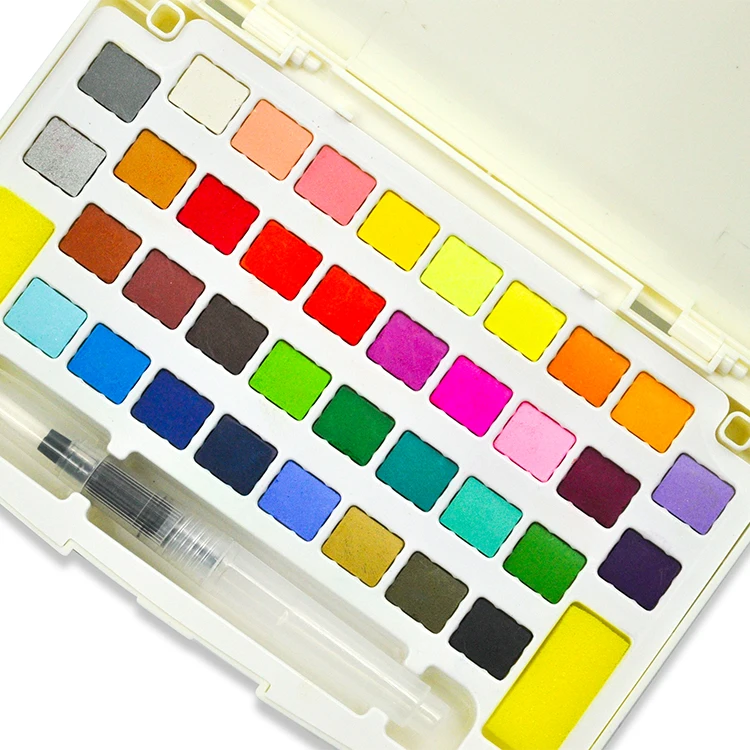 
Face body paint palette set for kids watercolors cake 36 colors watercolor gouache 