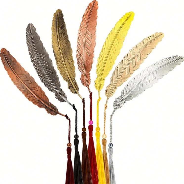 Custom beautiful metal bookmark for sale