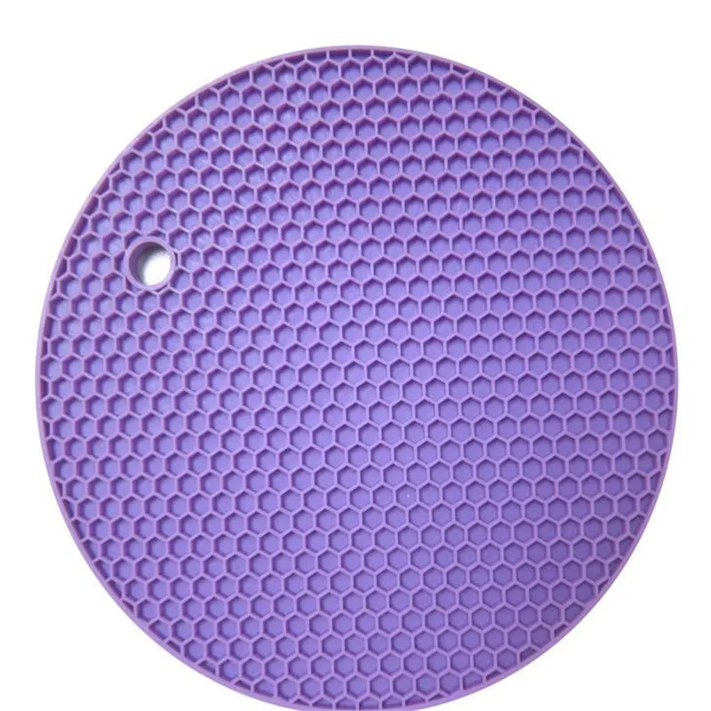 
Custom Colorful Pot Silicone Place Mat 