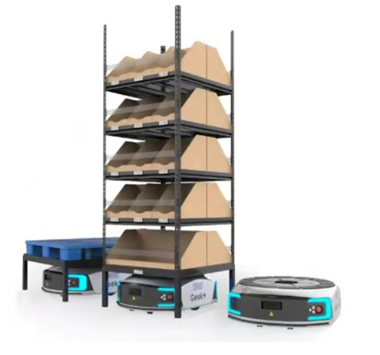 Сверхмощный Регулируемый AGV поддерживающий стеллаж AGV аппликационный стеллаж для роботов