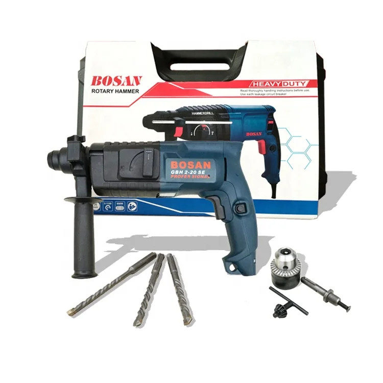 BOSAN GBH 220 Professional Manufacturer Hot Selling Industry 20MM 500W Power Hammer Drills