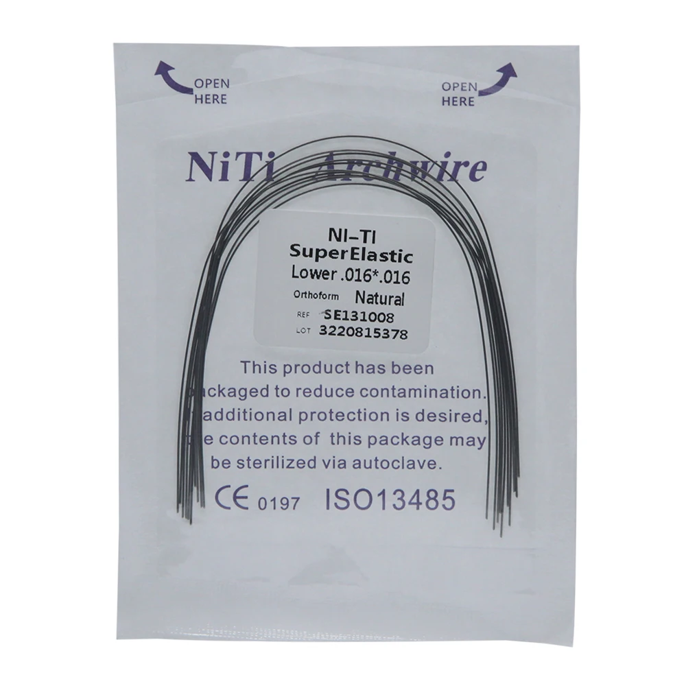 Hot items dental orthodontic niti heated-activated arch wires