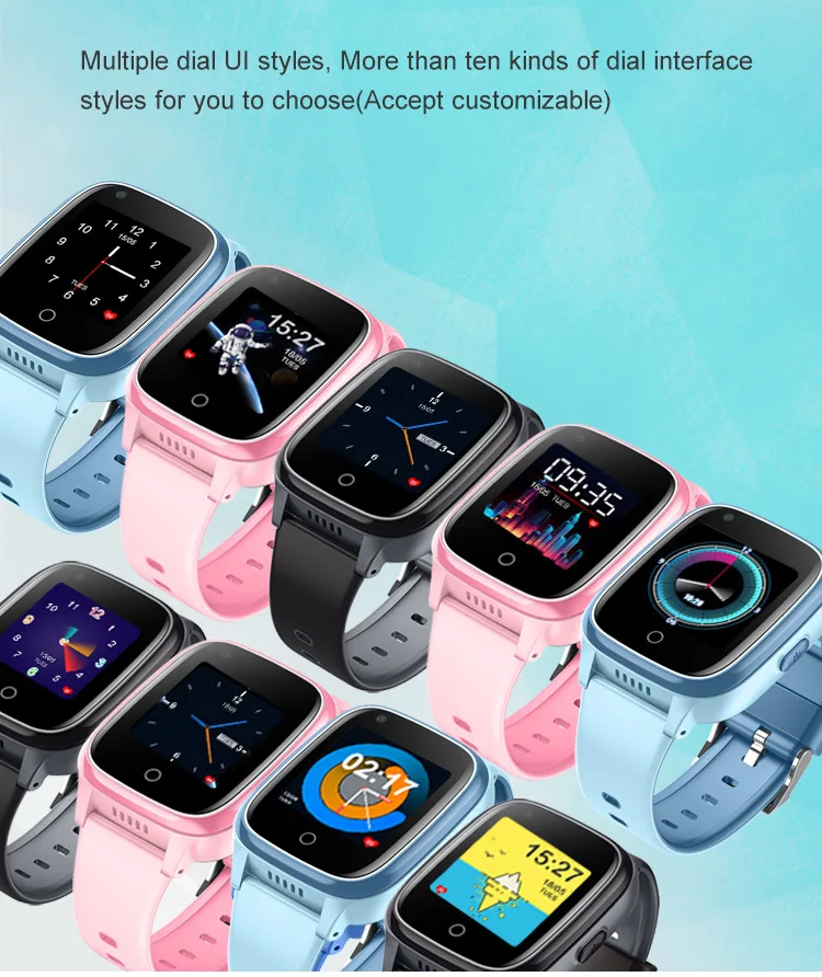 CHRT D32 700mAh Waterproof Video Call  Tracker Remote Monitor 4G Kids Smart Watch  With Alarm