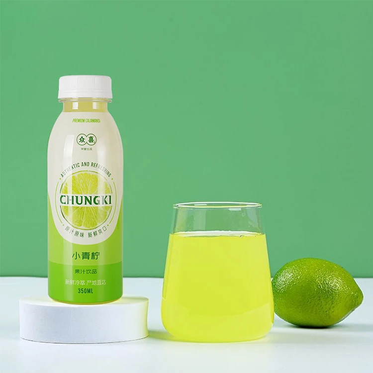 LISHI Factory Price Fruit Juices Concentrate China Manufacturer Box Gift 350ML Lime Juice Drink