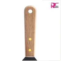 Wholesale triangle hanging commercial grade stainless steel cutter wooden handle pie cake server