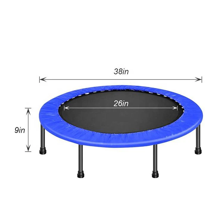 Складной батут ProCircle для фитнеса с максимальной нагрузкой 300 фунтов и