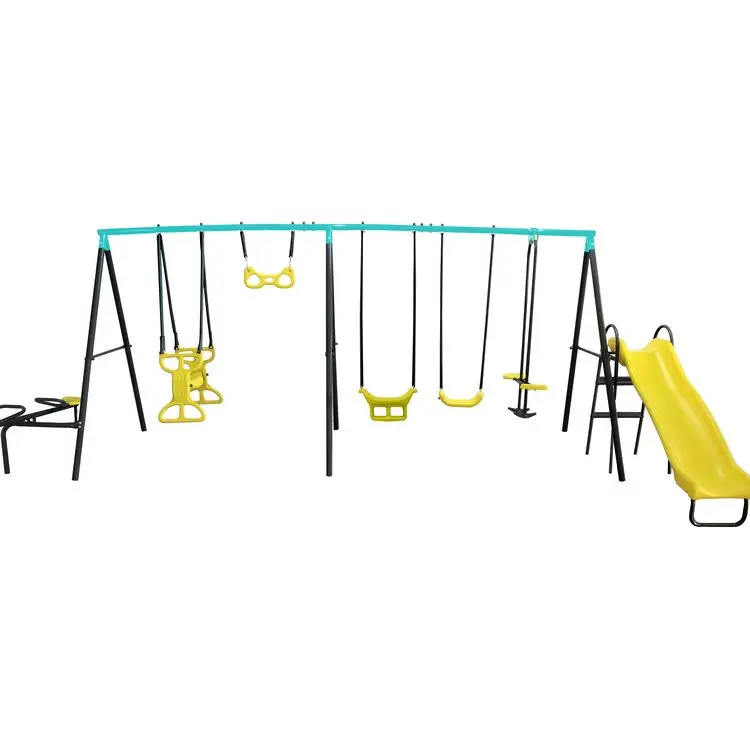 
Low Price Sale Outdoor Swing And Slide For Kids Easy Assembly 