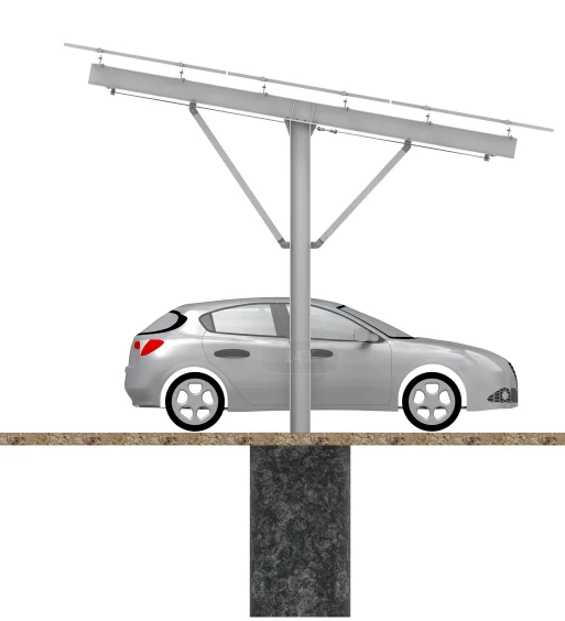 Certified solar car parking solar panel mounting structure bracket