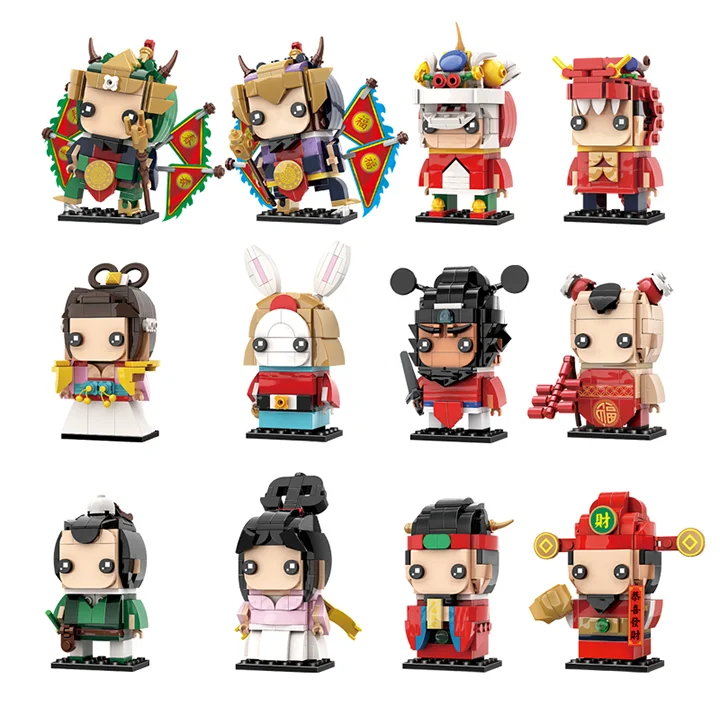 Wange BRICK DOLL China culture style small set toy boys building block set
