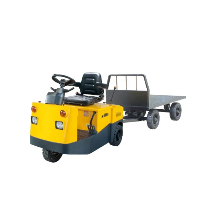 
Xilin Heavy Duty 2000kg 3000kg 5000kg 6000kg 10000kg 6ton Electric Tow Tractor option of trailer 