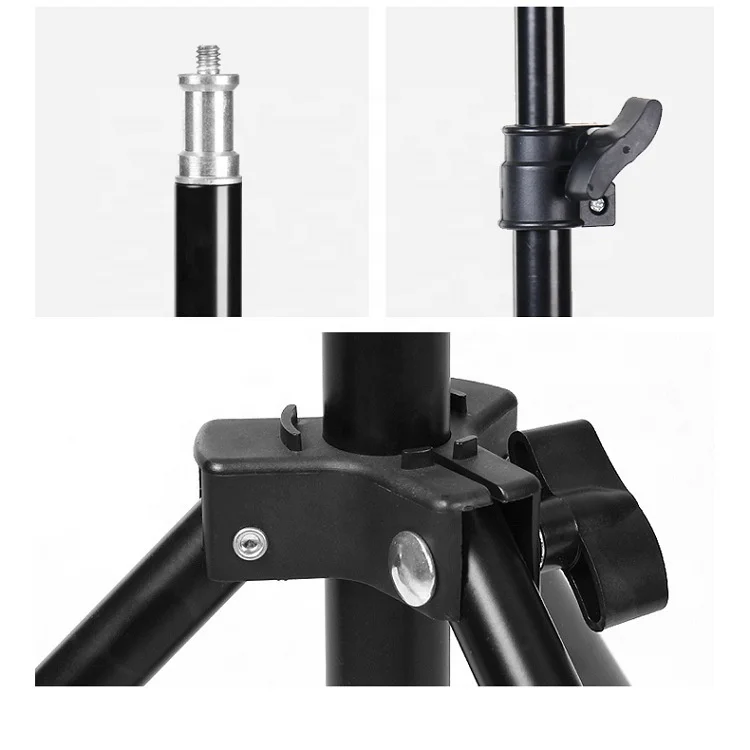 Lightweight and durable 1/4 Screw 82.68inch 210cm Adjustable   shockproof Professional tripod
