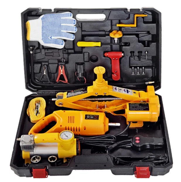 Custom Car Jacks 12v dc 3 Tons Multifunctional Electric Quick Jack Portable Car Lift Electronic Car Jack Kit