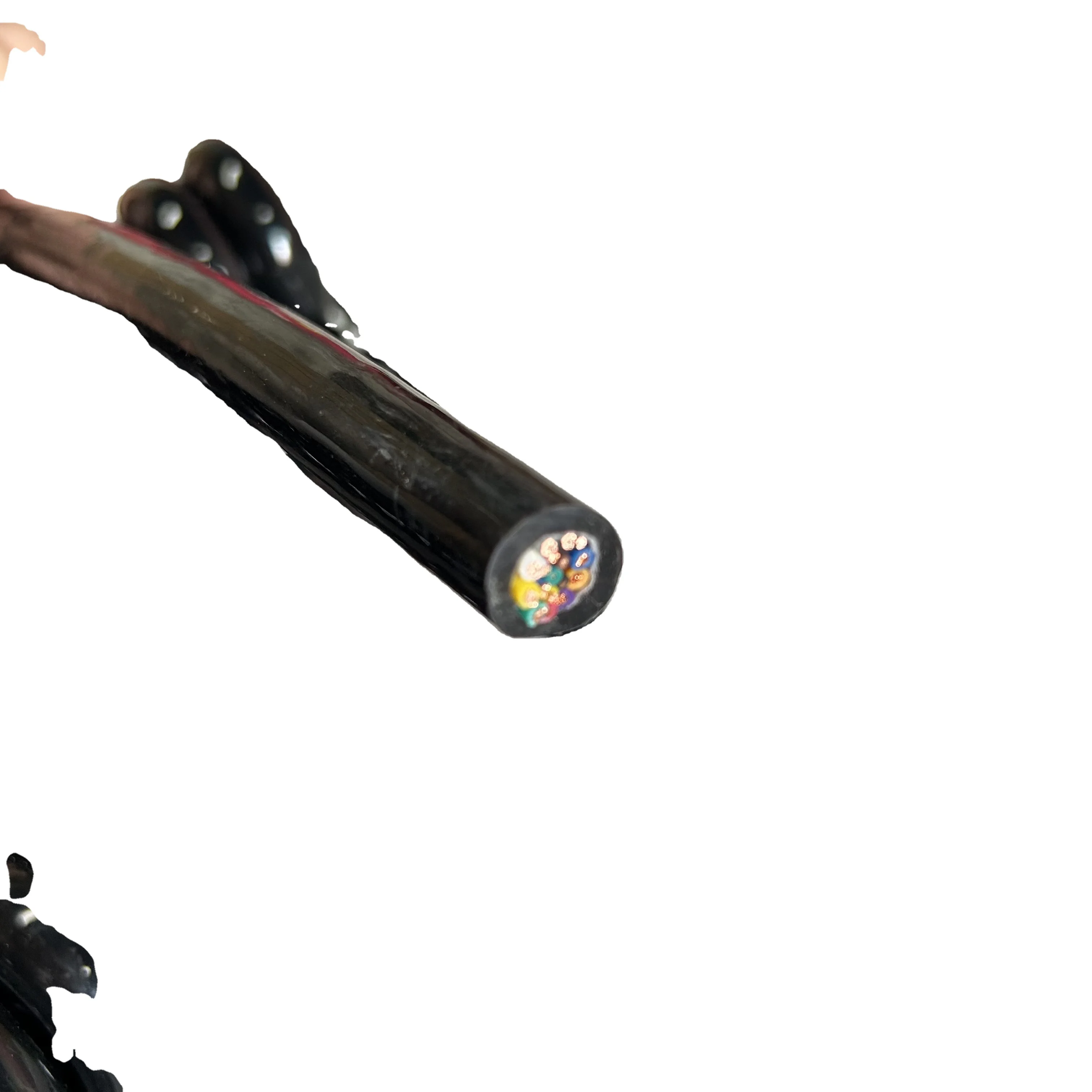 RVV 2/3/4/5 Cores Pins Copper wires 2/3/4/5/6/7/8/10/12/14/16/18 Cores Pins Copper Wire Conductor Electric RVV Cable Black