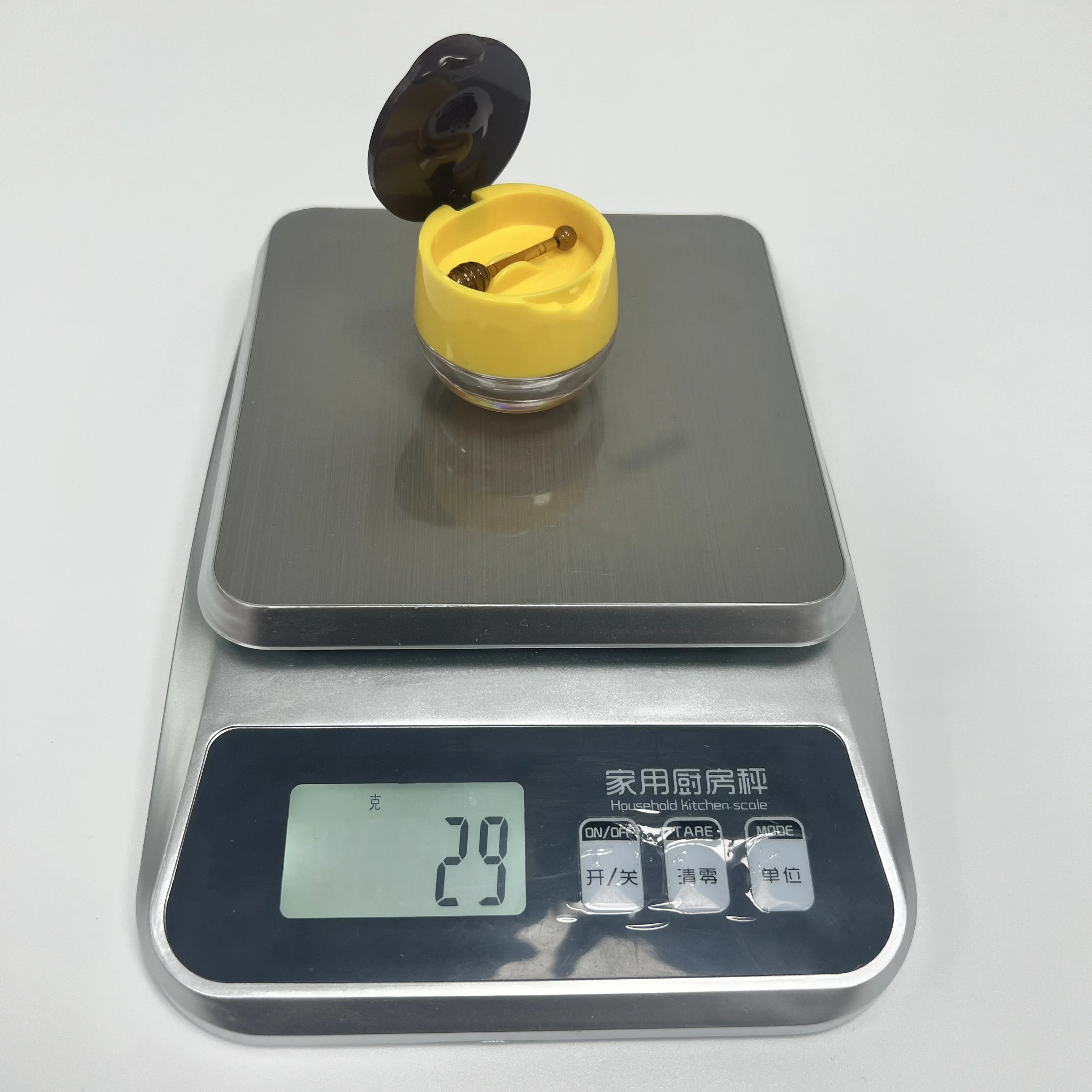 Hot selling Empty Cosmetic PP PET Plastic Cream jars with lids for Lip Scrub Lip balm container