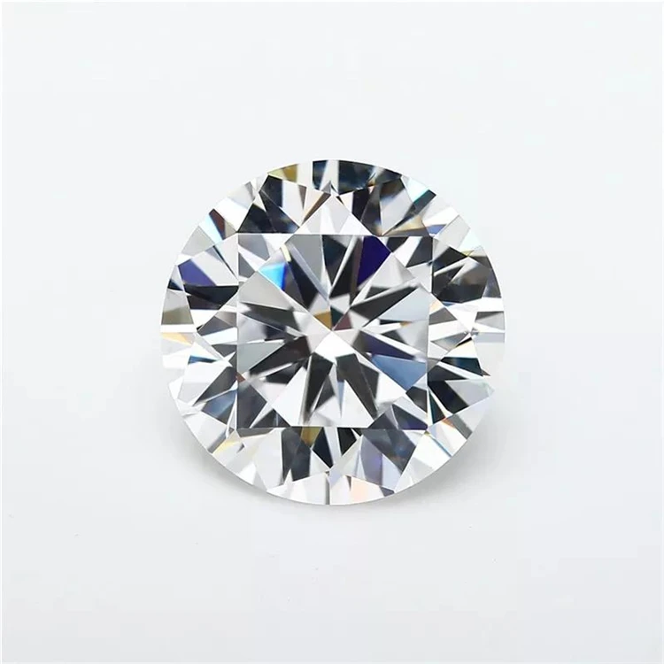 China wholesale 6.5mm moissanite H color 1ct round shape moissanite for pendant