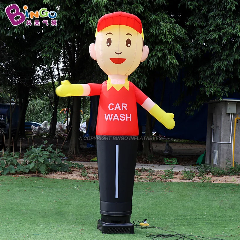 Bingo Outdoor Promotional Wacky Waving Inflatable Tube Guy Car Wash Inflatable Air Dancer For Advertising