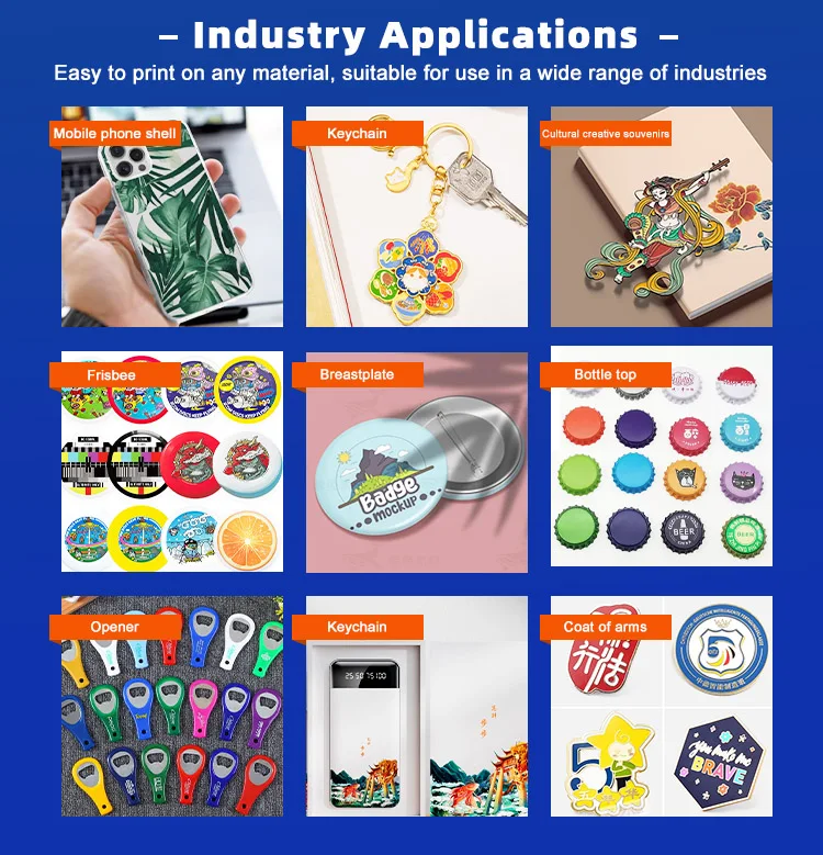 new technology uv printer 9060 flatbed 3 i3200 a1 uv printer with camera AI positioning automatic scan printing machine