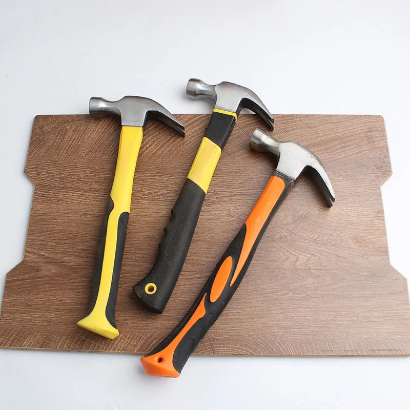 Preferably industrial handle claw hammer with plastic handle small hammer geological hammer