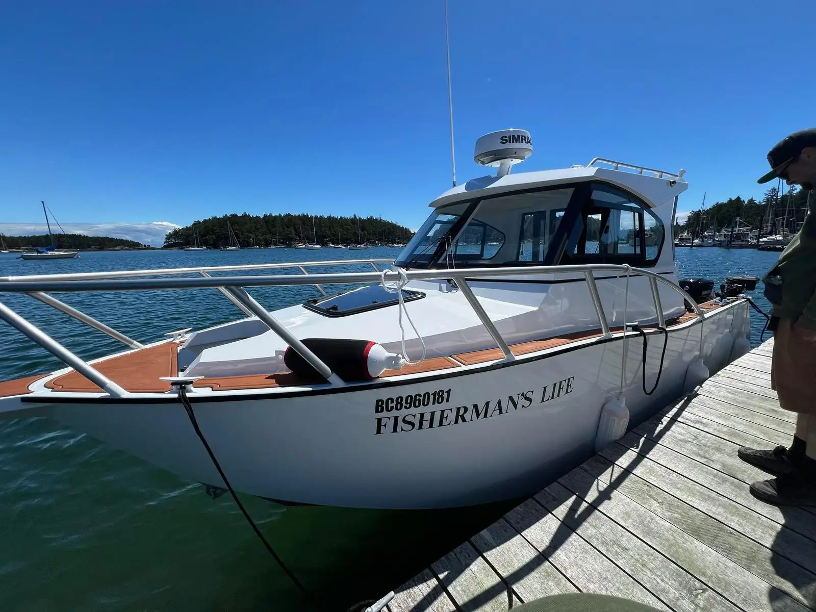 7.5M Luxury Aluminum Cabin Fishing Boat Speed Boat Sport Yacht With Trailer