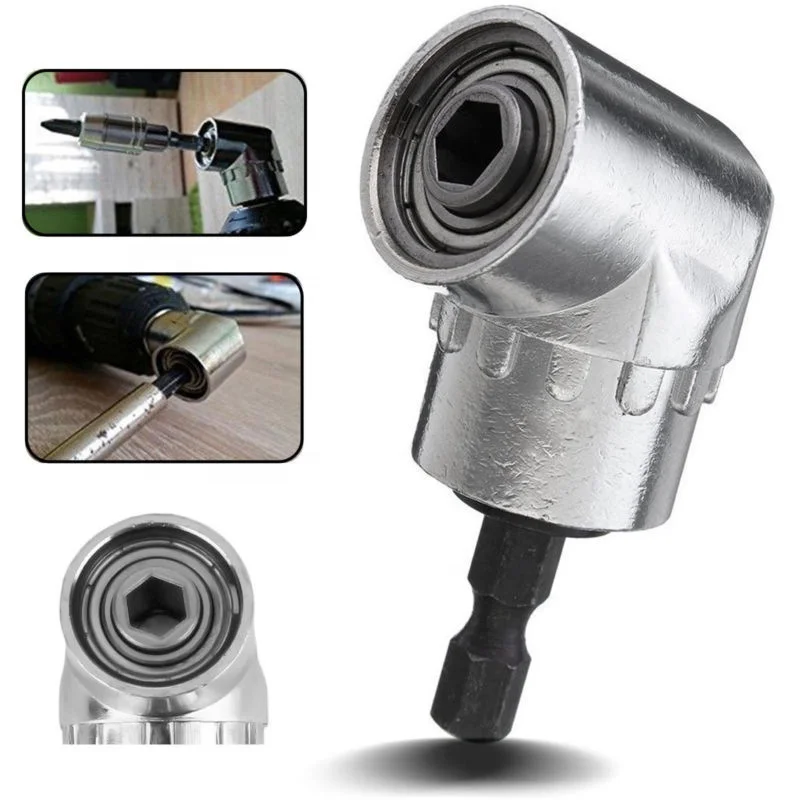 105 Degree Multifunction Right Steel Angle Driver Angle Extension Power Screwdriver Drill Attachment Adapter