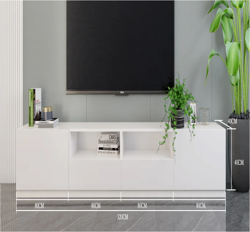 Quality assurance customized color wooden cabinet tv table living room furniture