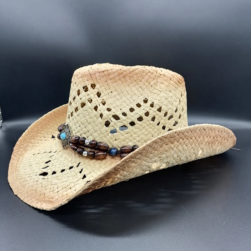 В наличии Мужская Американская Западная Техасская ковбойская шляпа бумажная соломенная шляпа широкие корректируемые поля Панама шляпа мексиканские шляпы